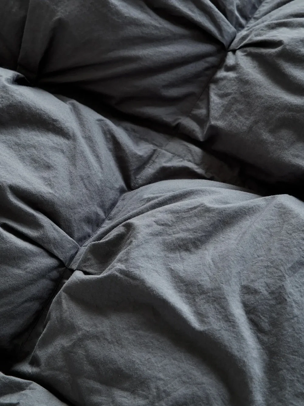 QUINCE Cotton Pintuck Comforter Nightfall King/Cal King - NWOT